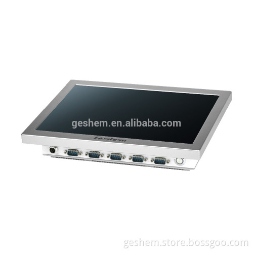 Manufacturer 12 inch 1037U dual core processor rugged fanless industrial computer with dual lan industrial touch screen panel pc